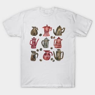 Coffee Pots T-Shirt